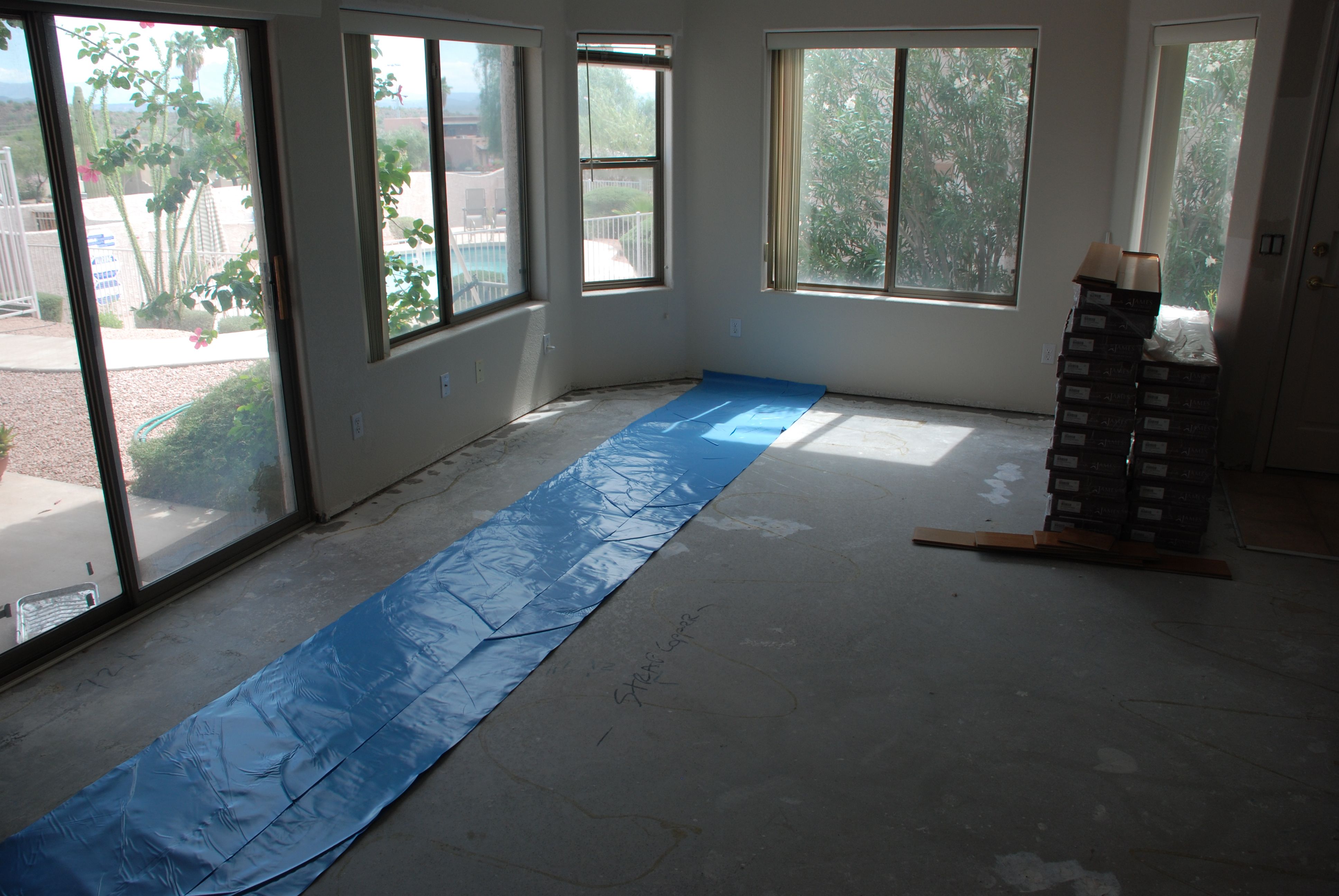 underlayment start